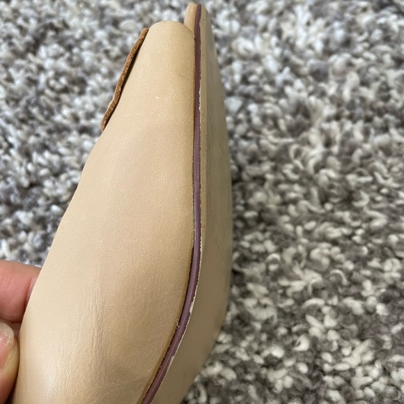 Almost new! Leather Adolfo Dominguez summer tan gold comfortable heels sandals - Picture 8 of 12